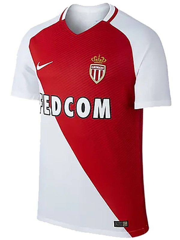 AS Monaco maglia retrò home dell'Prima maglia da calcio per uomo uniforme da calcio 2016-2017